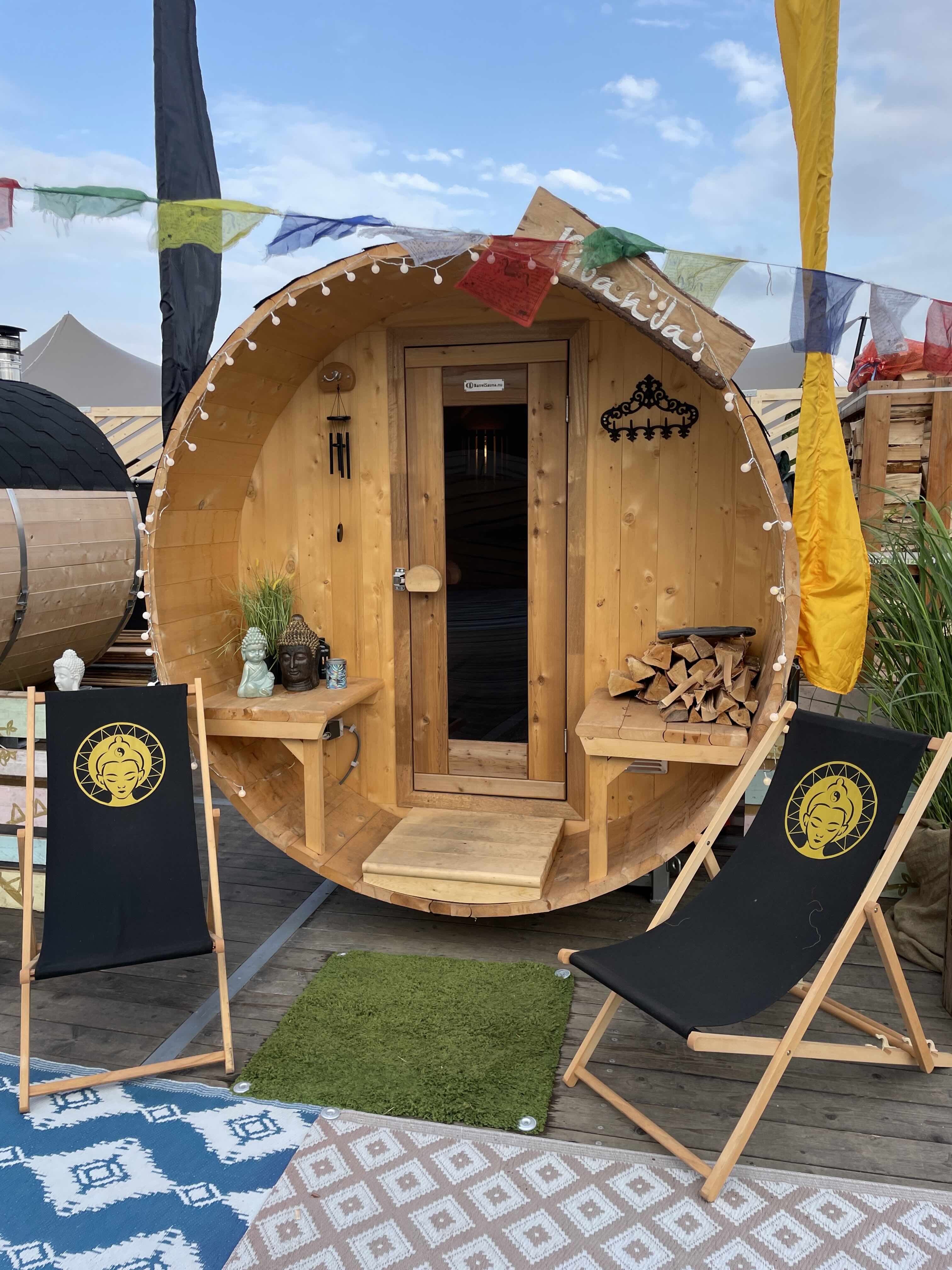 barrelsauna zweedsetenten