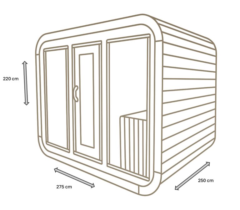 Luna sauna voor festivals – luxe elektrische buitensauna voor groepen