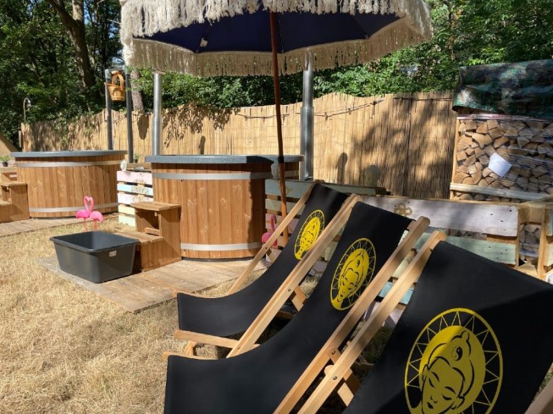 strandstoelen wellness area